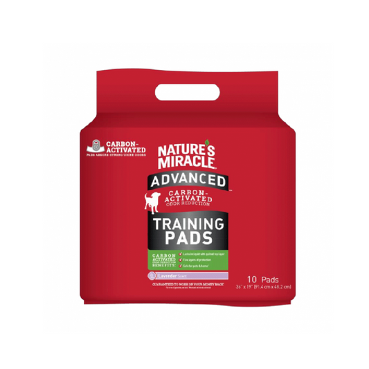 NATURES MIRACLE ADVANCE TRAINING PADS, 10 UN / 53.3 x 53.3 CM