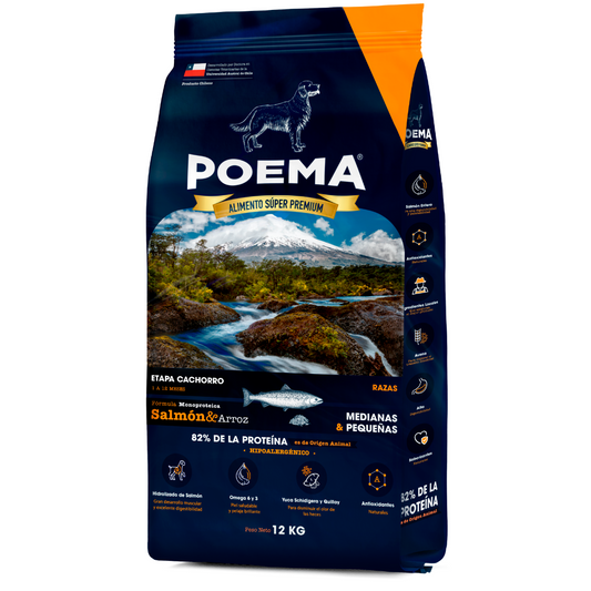 POEMA PERRO CACHORRO SALMON