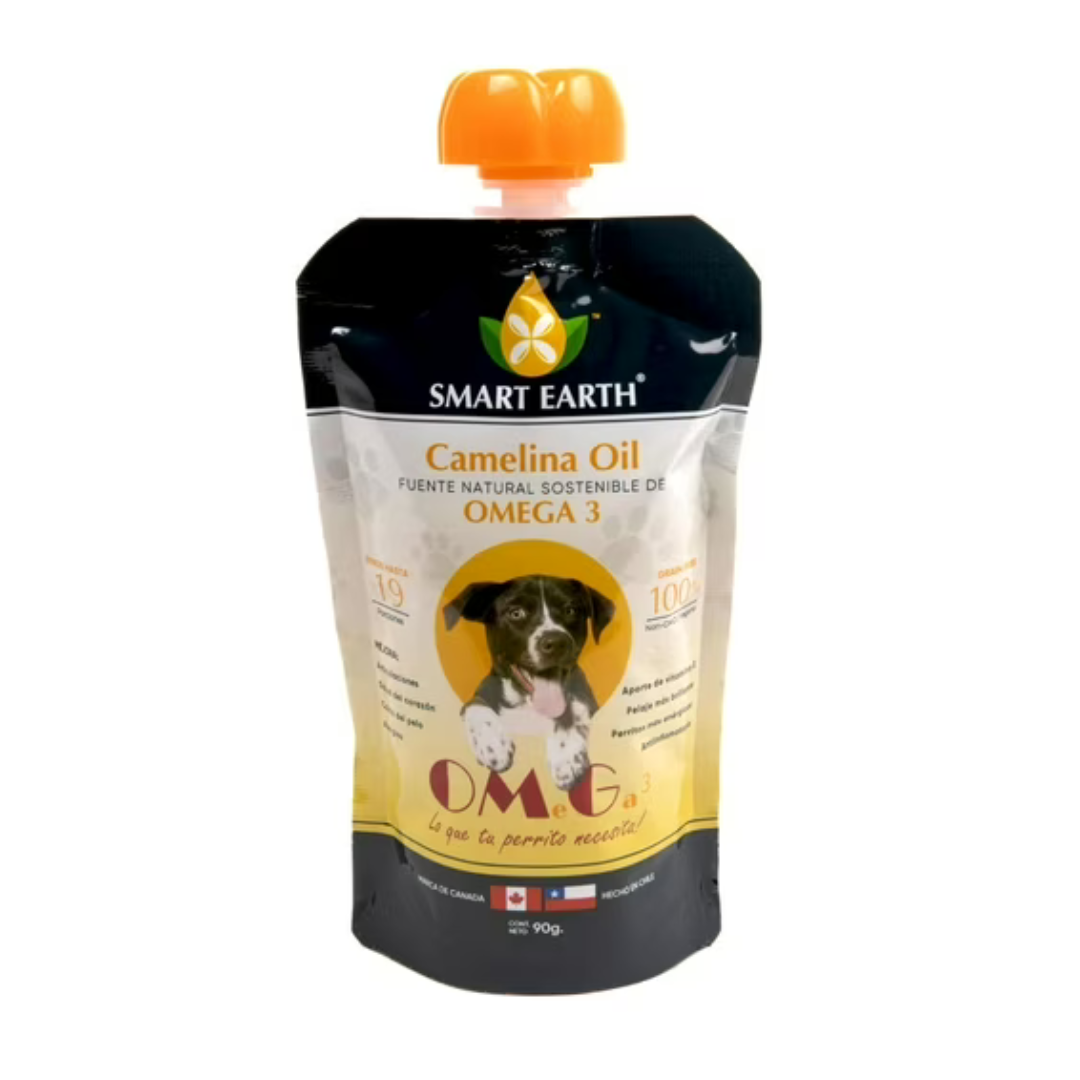 SMART EARTH PERRO ACEITE DE CAMELINA OMEGA 3-6