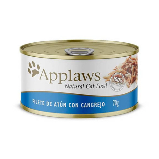 APPLAWS GATO FILETE DE ATUN-CANGREJO CON CALDITO