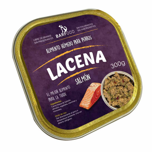 BARFOOD PERRO LACENA SALMÓN BANDEJA