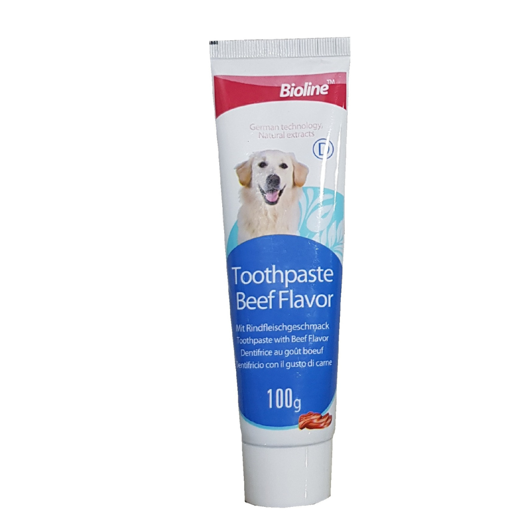 BIOLINE PERRO PASTA DENTAL SABOR CARNE