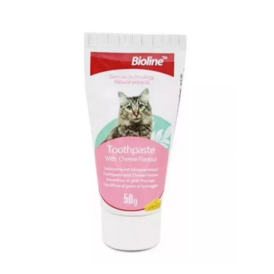 BIOLINE GATO PASTA DENTAL SABOR QUESO