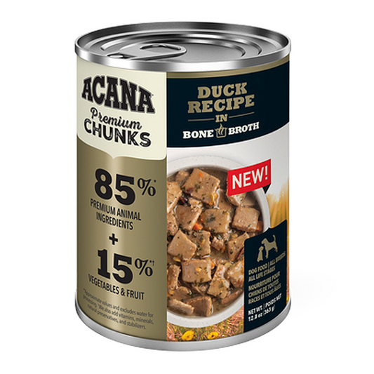 ACANA PERRO LATA HÚMEDO PREMIUM CHUNKS DUCK