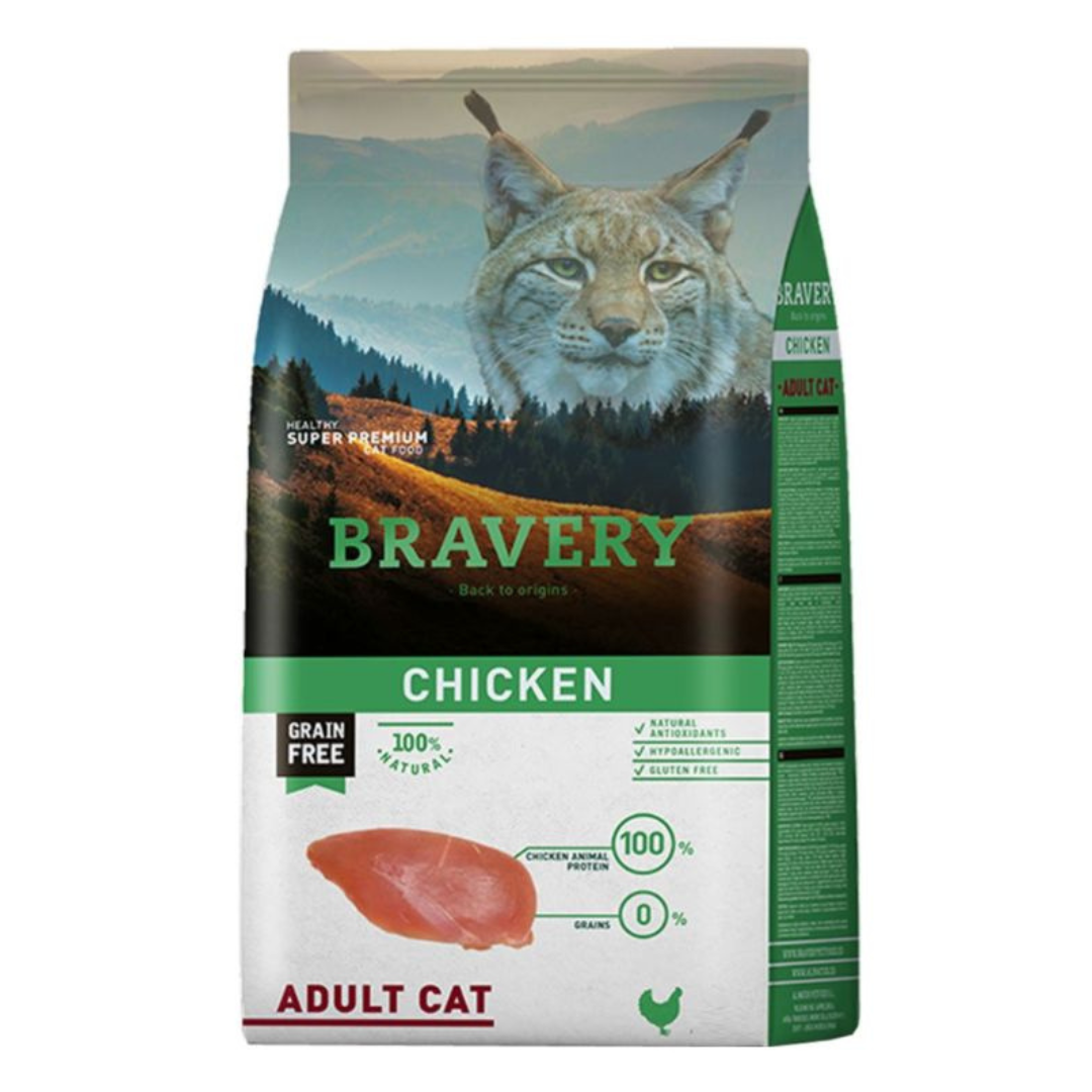 BRAVERY GATO CHICKEN ADULT CAT
