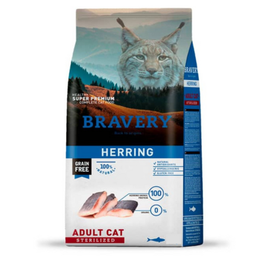BRAVERY GATO HERRING ADULT CAT STERILIZED