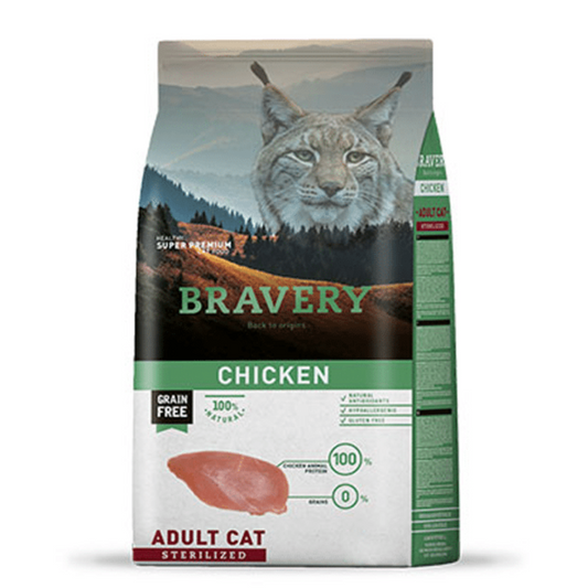 BRAVERY GATO CHICKEN ADULT CAT STERILIZED