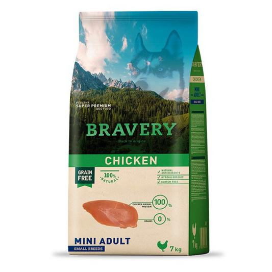 BRAVERY PERRO CHICKEN MINI ADULT SMALL BREEDS