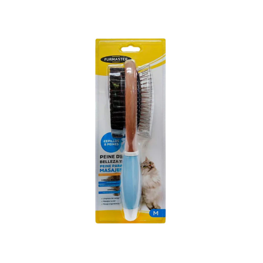 FURMASTER CEPILLO DOBLE CARA PARA MASCOTAS 210x50x57 (980301)