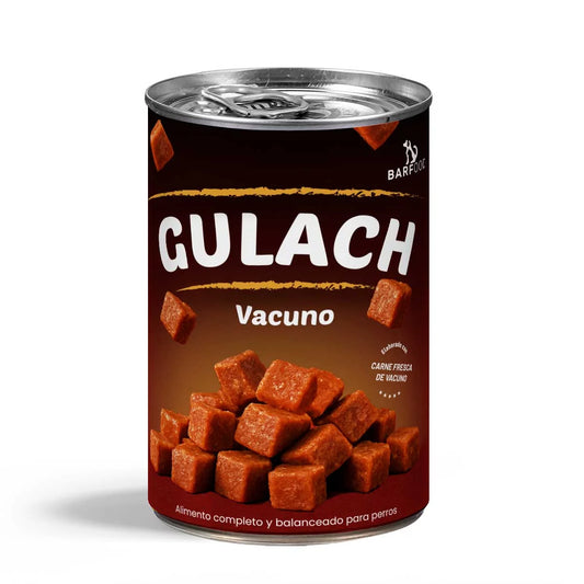BARFOOD PERRO GULACH VACUNO LATA