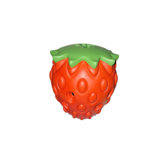 JUGUETE DE GOMA INTERACTIVO FRUTILLA