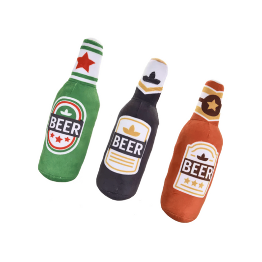 MARBEN PETS GATO JUGUETE BOTELLA BEER CON CATNIP