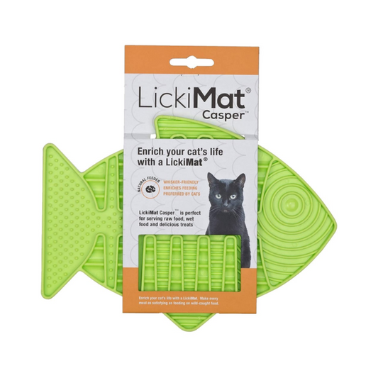 LICKIMAT CASPER GREEN FOR CAT