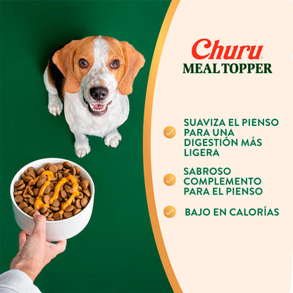 CHURU PERRO MEAL TOPPER POLLO Y CARNE