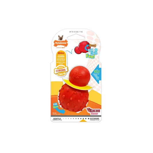 NYLABONE STRONG CHEW CONO 3 EN 1 RELLENABLE CONGELABLE