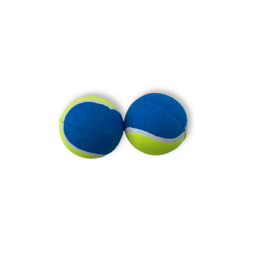 TURBO DOG 2 PELOTAS DE TENIS AZULES 10,2 CM