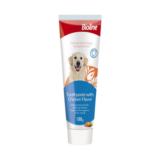 BIOLINE PERRO PASTA DENTAL POLLO