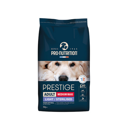 PRO-NUTRITION PERRO PRESTIGE LIGHT MEDIUM/MAXI LIGHT / STERILIZED