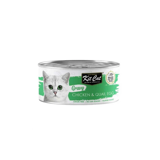 KIT CAT GATO GRAVY SERIES CHICKEN & QUAIL EGG