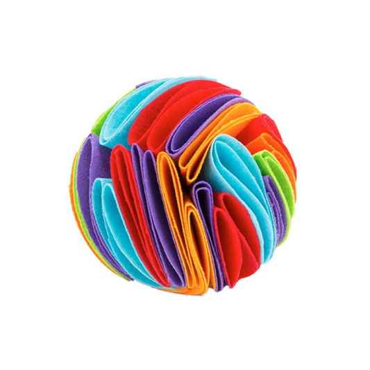 MARBEN PETS PELOTA PARA OLFATEAR ARCOIRIS PERRO Y GATO (DM2021)