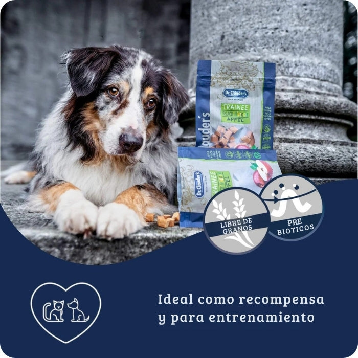 DR. CLAUDER´S PERRO Y GATO TRAINEE SNACK APPLE