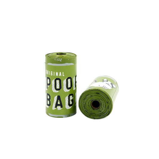POOPA BAG! ROLLO DE 15 BOLSAS 33X23 CM
