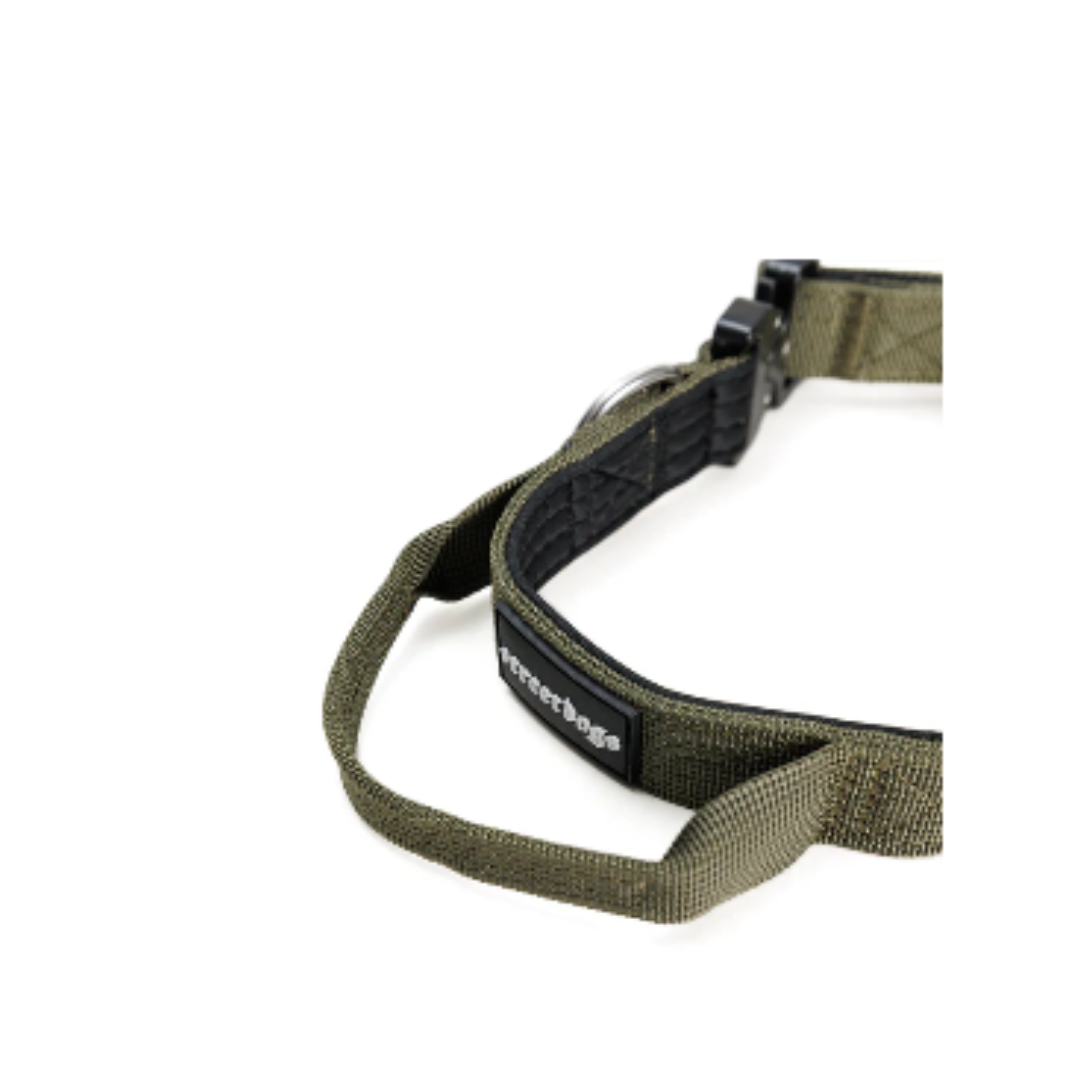 STREET DOGS COLLAR COMBAT 2,5 CM KHAKI
