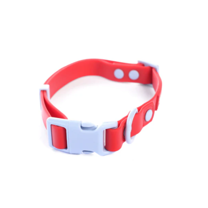 STREET DOGS COLLAR PVC RED