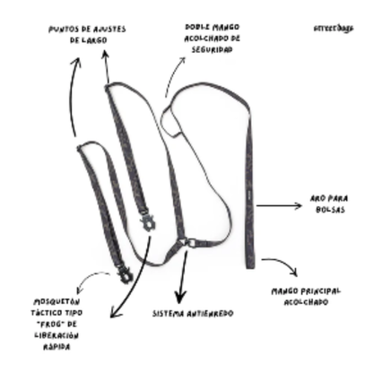 STREET DOGS CORREA DOBLE PARA 2 PERROS