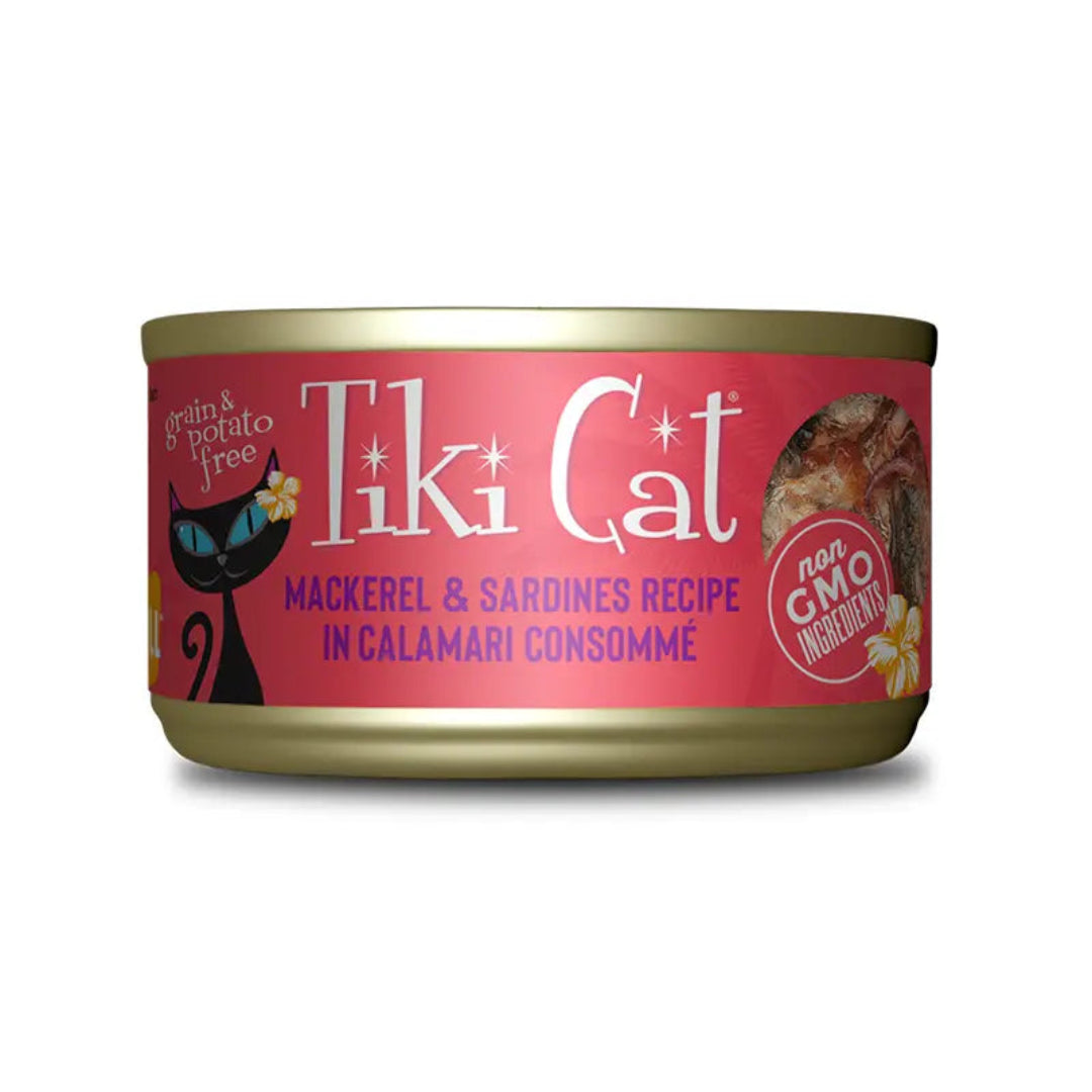 TIKI CAT GATO MAKAHA GRILL MACKEREL SARDINE WET FOOD 80 GR