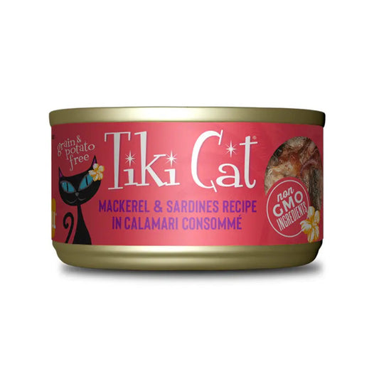TIKI CAT GATO MAKAHA GRILL MACKEREL SARDINE WET FOOD 80 GR
