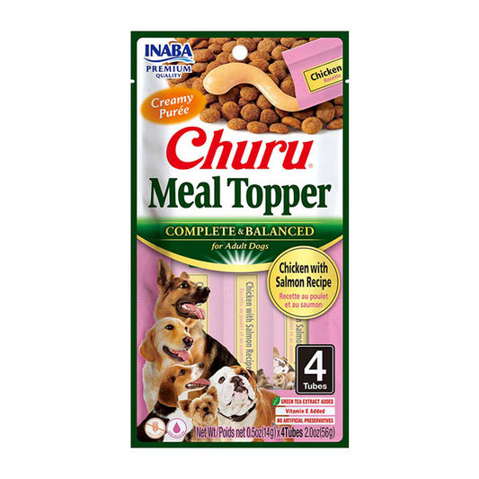 CHURU PERRO MEAL TOPPER POLLO SALMON