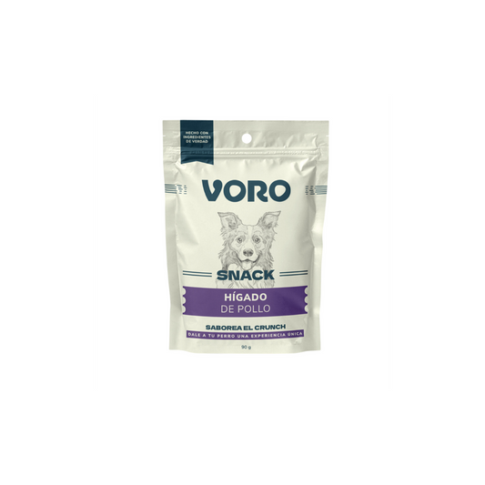 VORO SNACK SABOR HÍGADO DE POLLO 90 GR