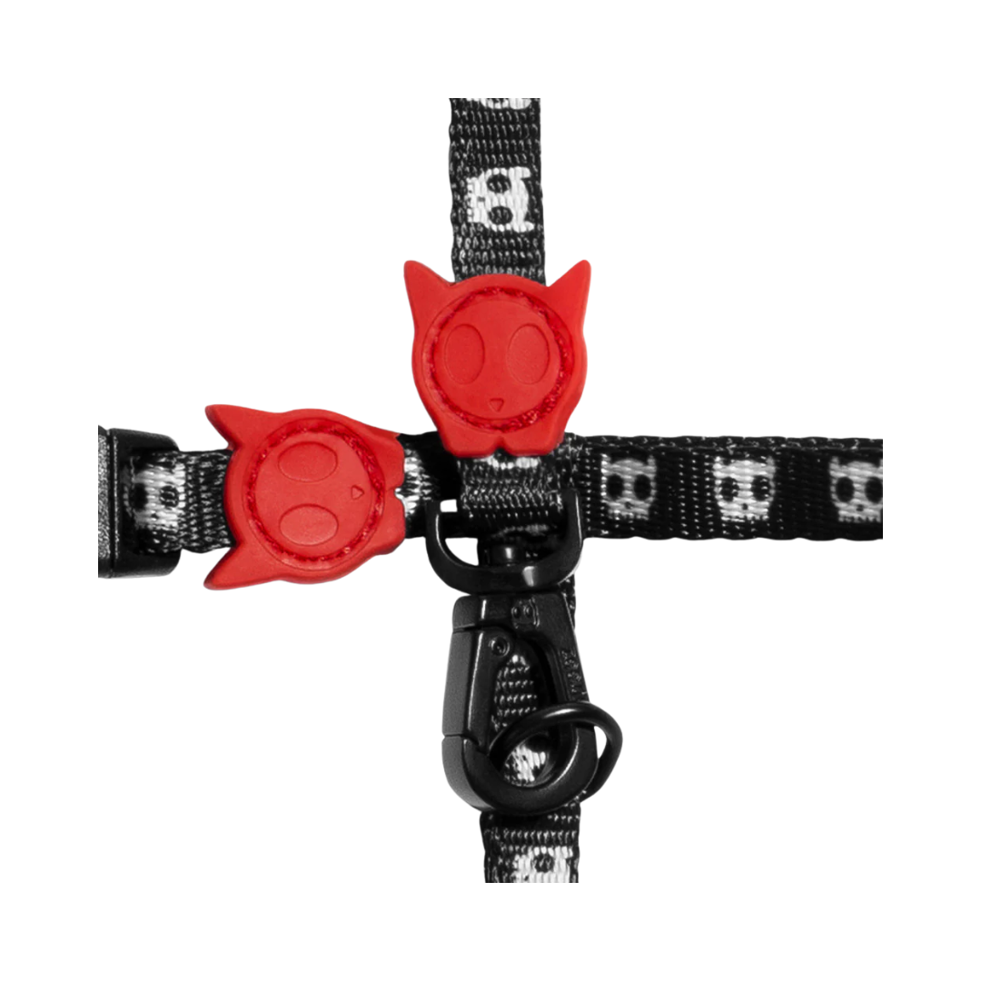 ZEE-CAT SKULL 2.0 HARNESS + LEASH SET