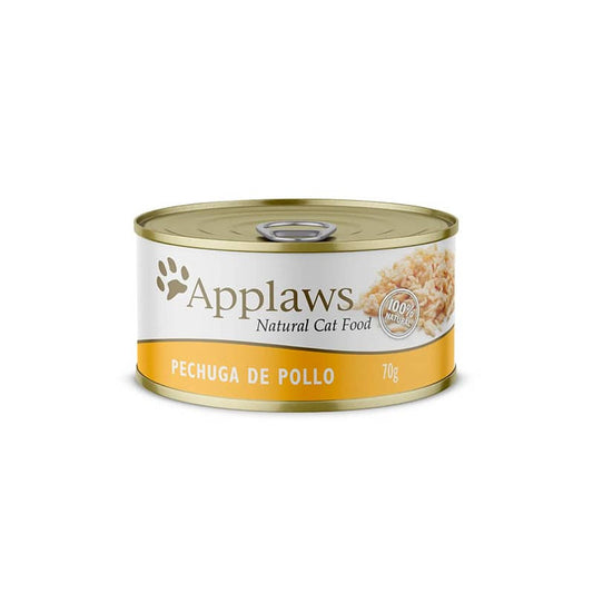 APPLAWS GATO PECHUGA DE POLLO CON CALDITO 70 GR