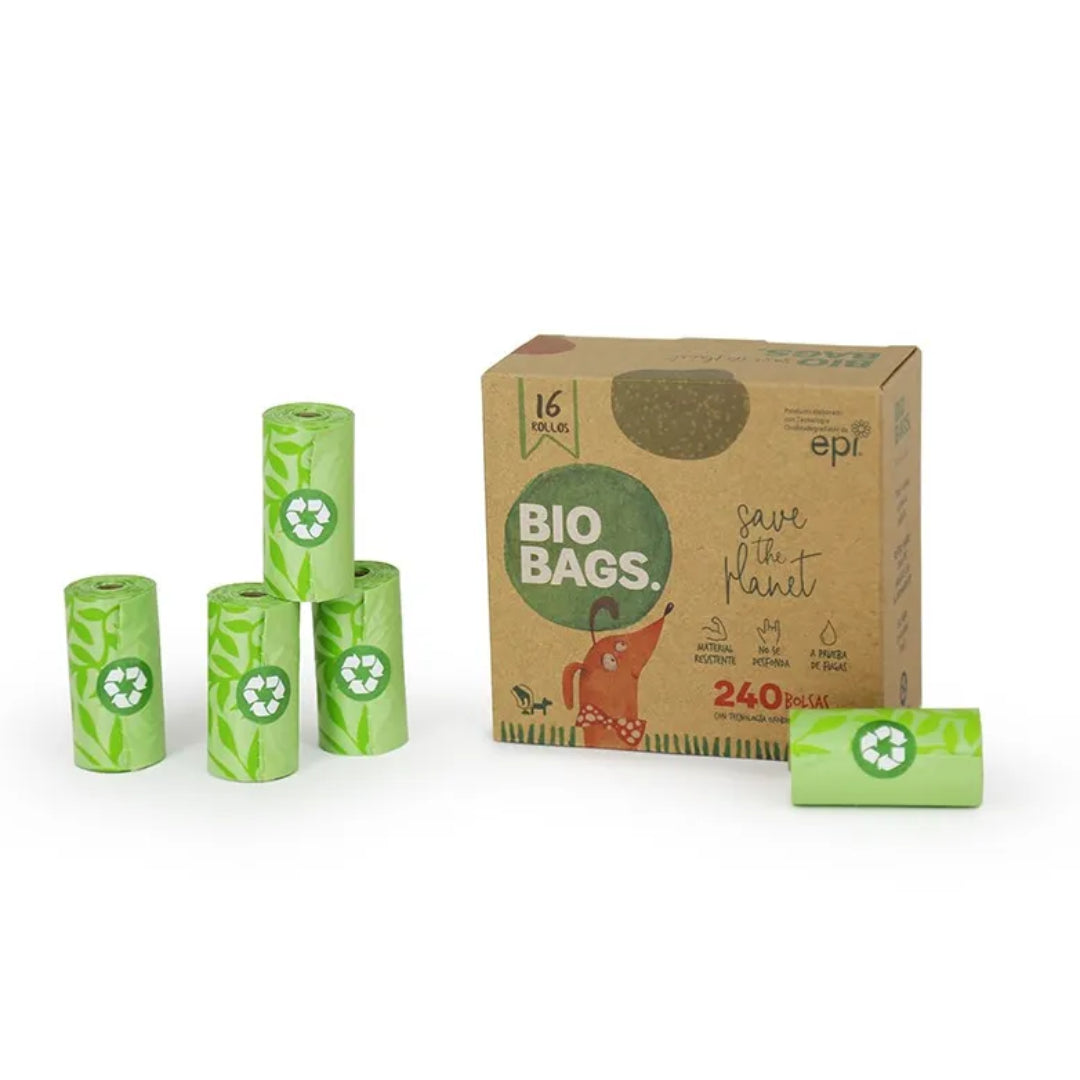 BIO BAGS PACK 16 ROLLOS