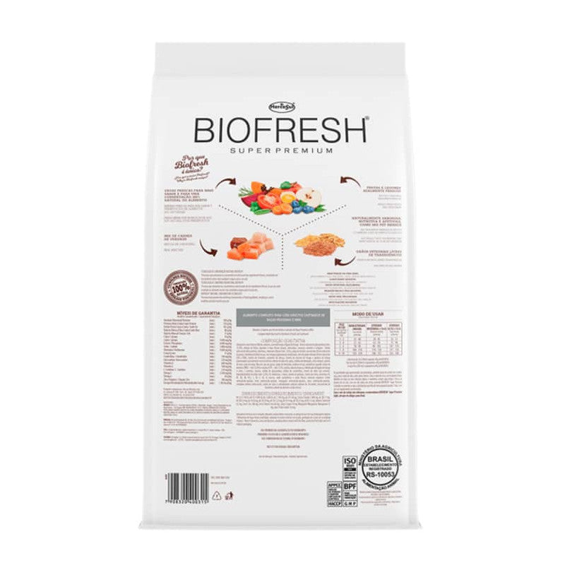 BIOFRESH ADULTOS CASTRADOS RAZAS PEQUEÑAS Y MINI