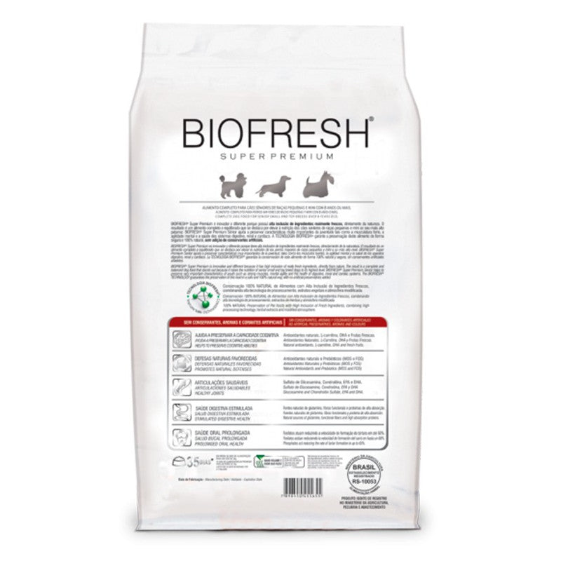 BIOFRESH SENIOR RAZAS PEQUEÑAS Y MINI