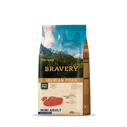 BRAVERY PERRO IBERIAN PORK MINI ADULT SMALL BREEDS