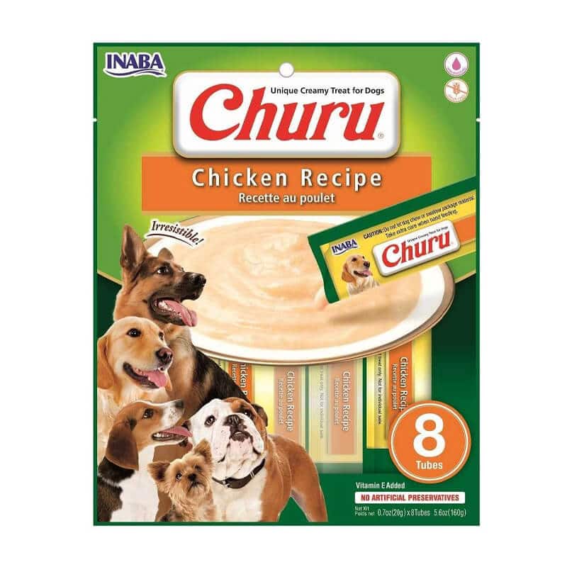 CHURU PERRO SABOR POLLO 8 UNIT