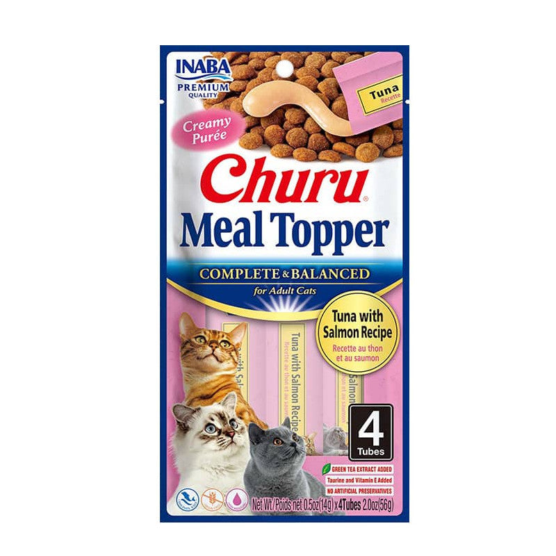 CHURU GATO MEAL TOPPER TUNA SALMON