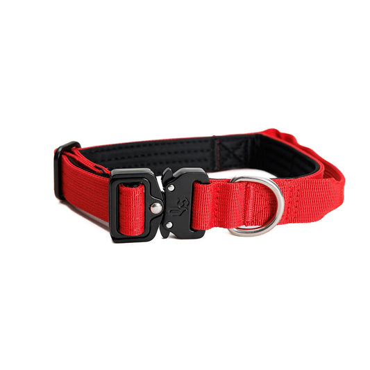 STREET DOGS COLLAR COMBAT 2,5CM RED