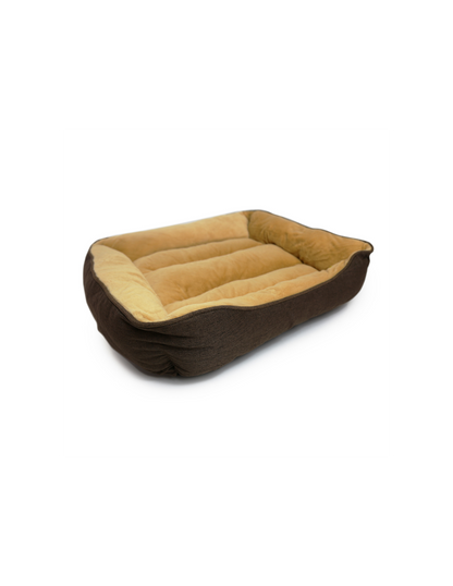 HEY! CAMA CONFORT CAFÉ Y BEIGE