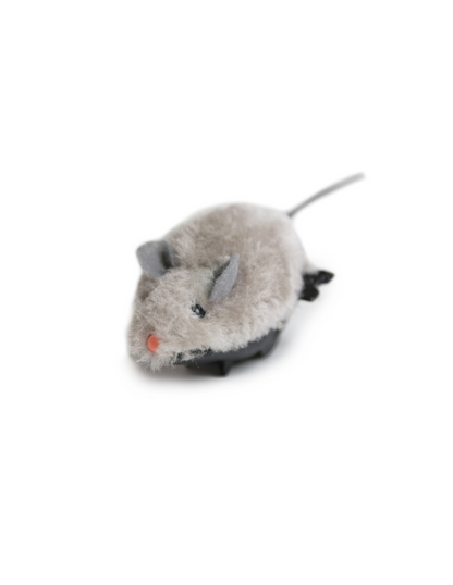 HEY! RATÓN GRIS CON CUERDA PARA GATO