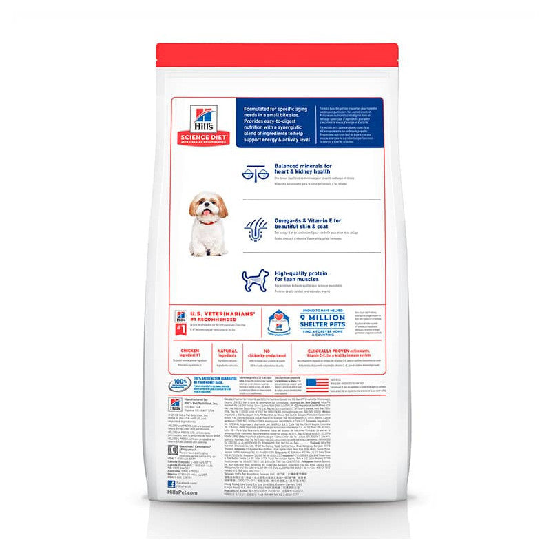 HILLS PERRO ADULT 7+ SMALL BITES 6,8 KG