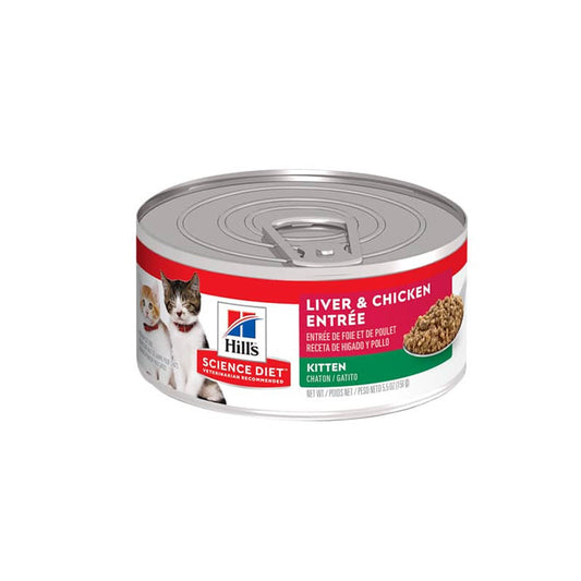 HILL´S SCIENCE DIET GATO LATA KITTEN LIVER&CHICKEN ENTRÉE