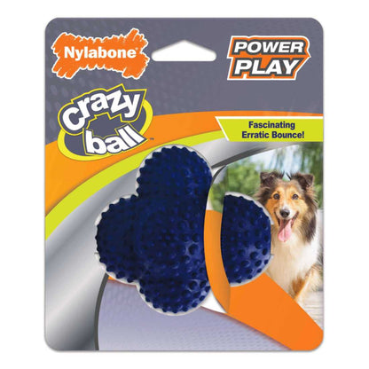 NYLABONE POWER PLAY LANZADOR DE GOMA CRAZY BALL