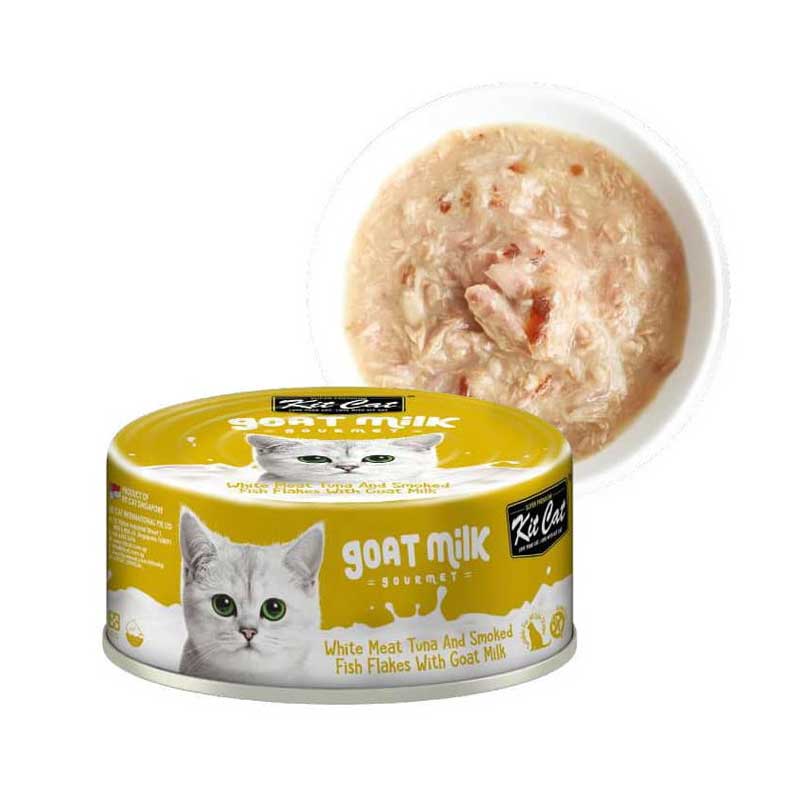 KIT CAT GATO GOAT MILK GOURMET TUNA&SMOKED FISH