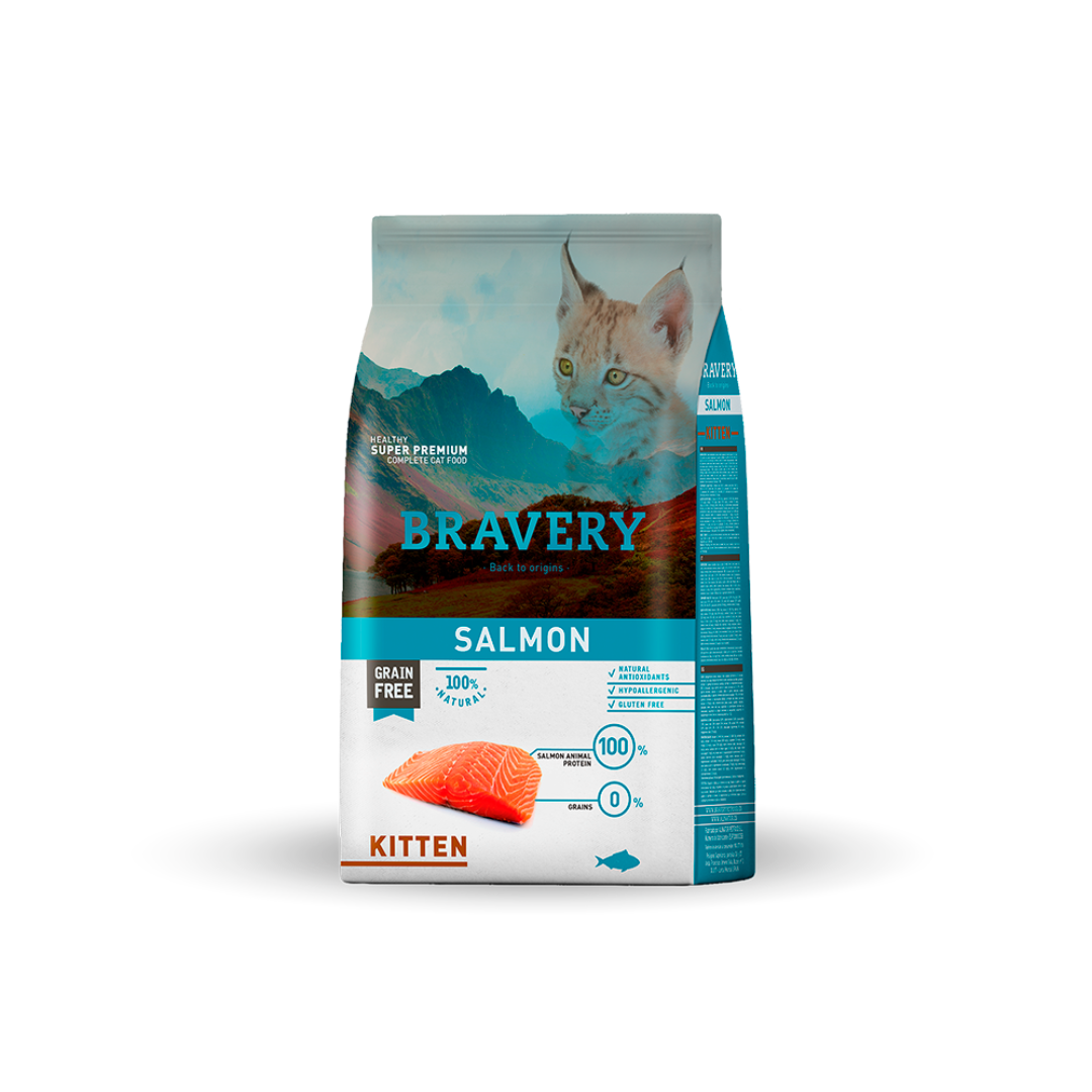 BRAVERY GATO SALMON KITTEN 2 KG