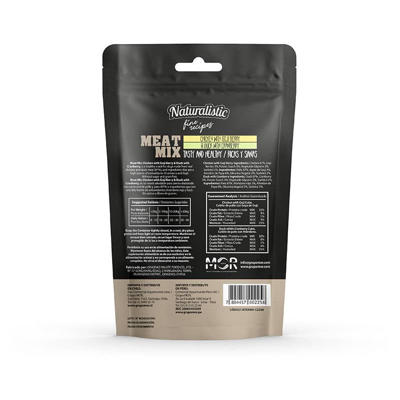NATURALISTIC MEATMIX CHICKEN WITH GOJI BERRY & DUCK WITH CRANBERRY